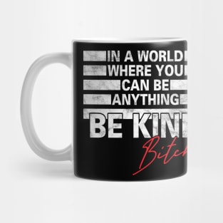 Be Kind Shirt Design (White) Mug